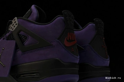 Travis Retro x Jordan Purple Air 4 Scott 0913